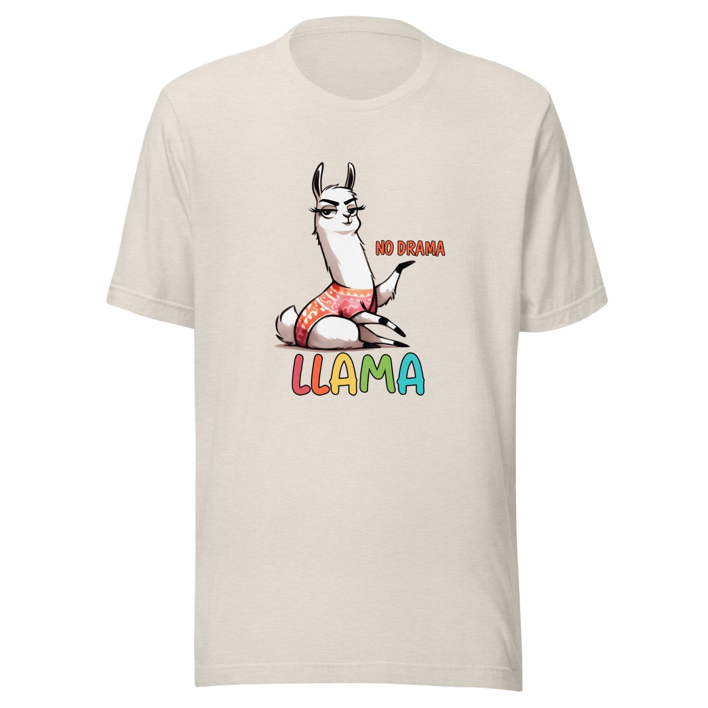 No drama llama Unisex t-shirt