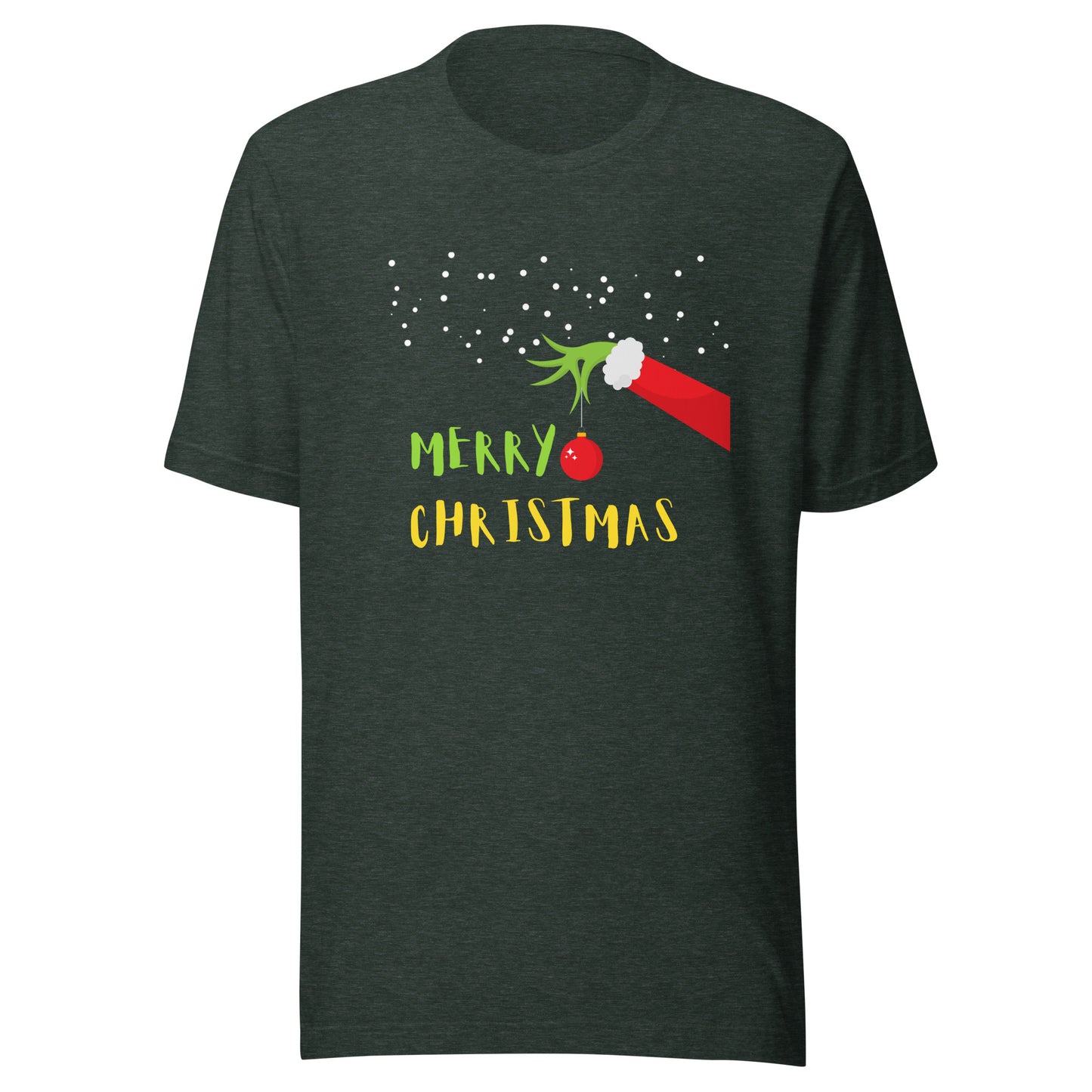 Grinch merry ChristmasUnisex t-shirt