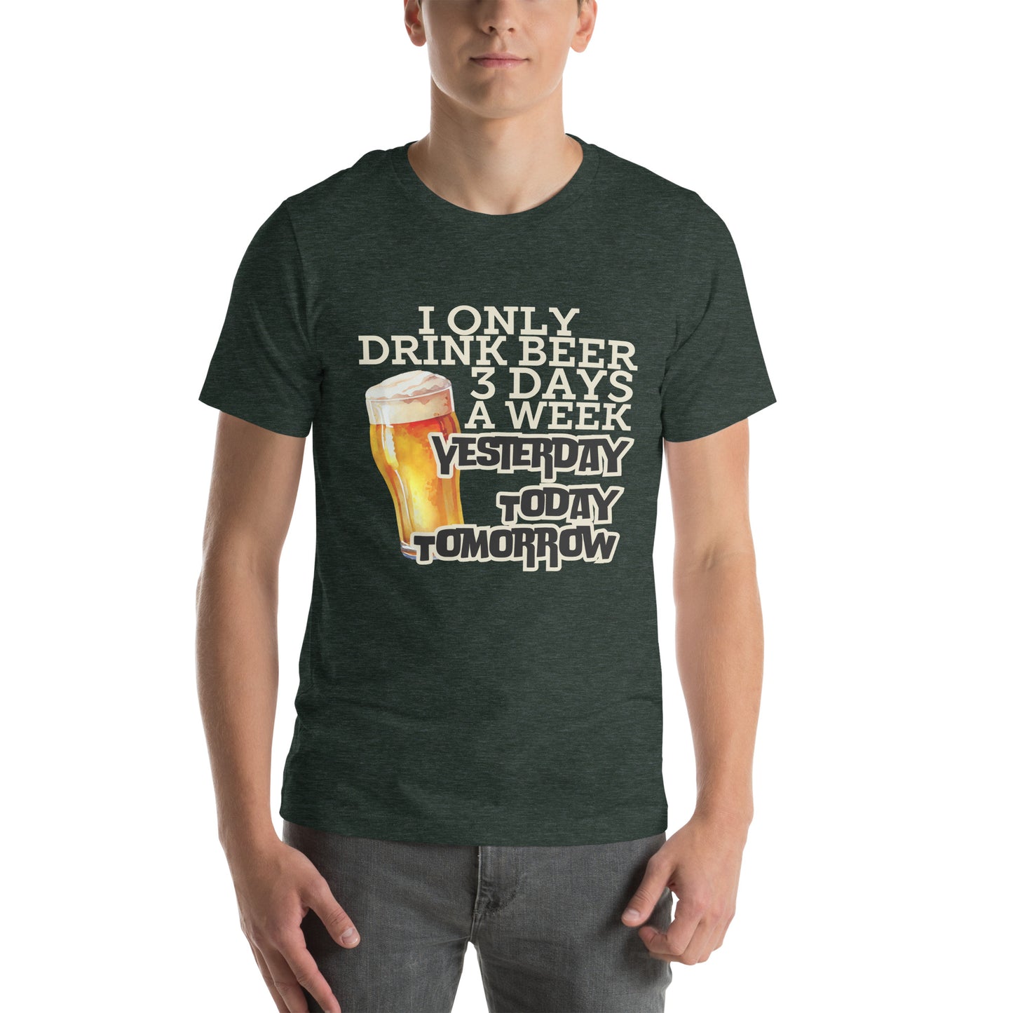 I only drink Unisex t-shirt