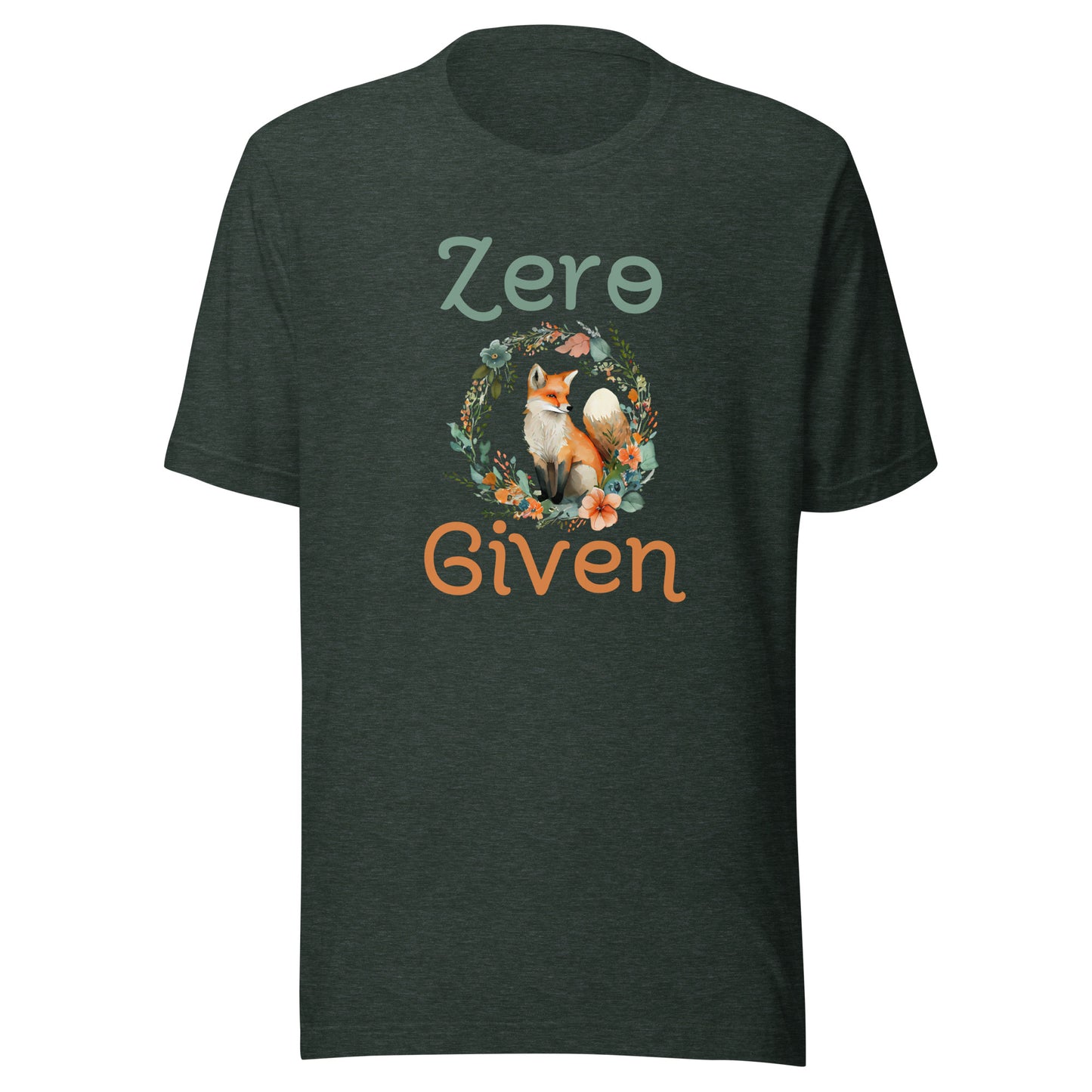 Zero fox given Unisex t-shirt