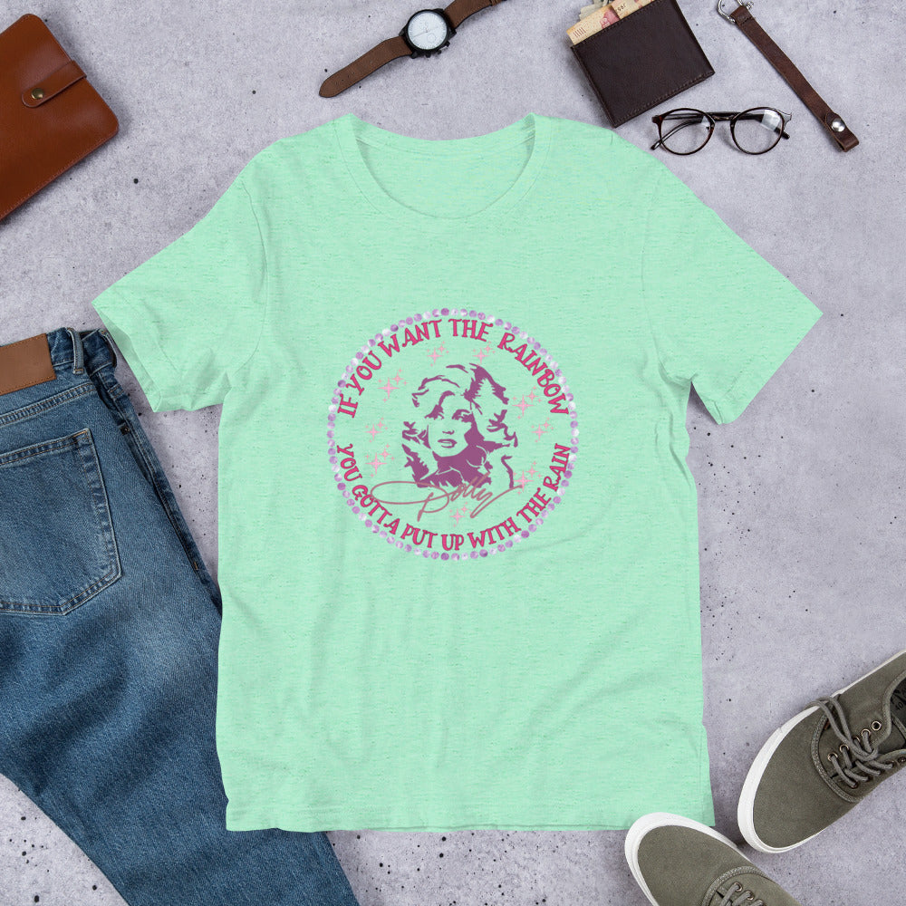 If you want the rainbow Unisex t-shirt