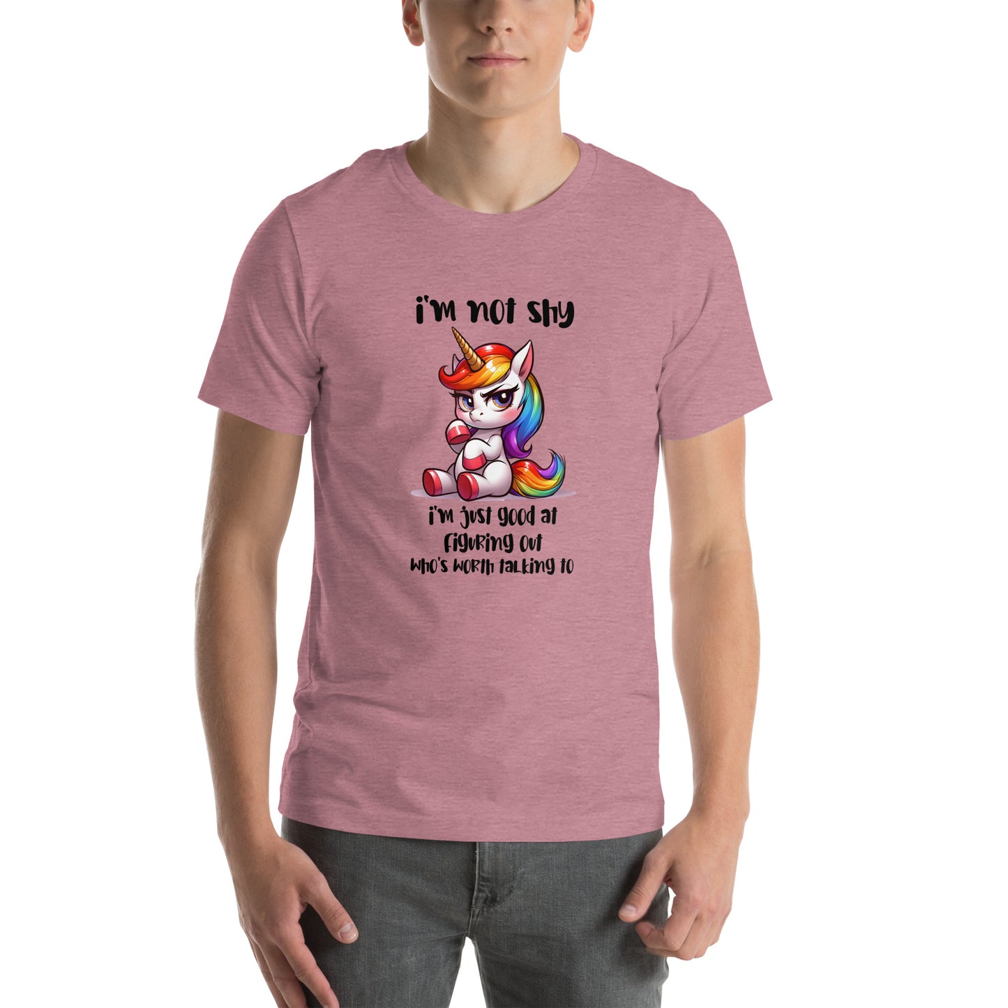 I’m not shy Unisex t-shirt