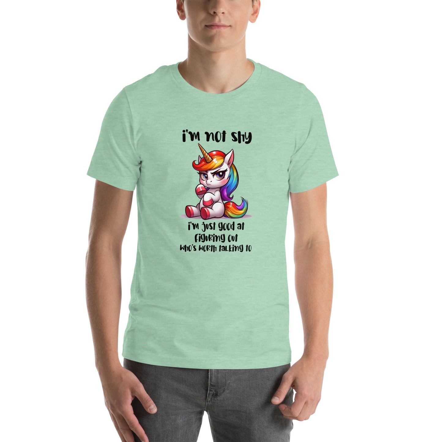 I’m not shy Unisex t-shirt