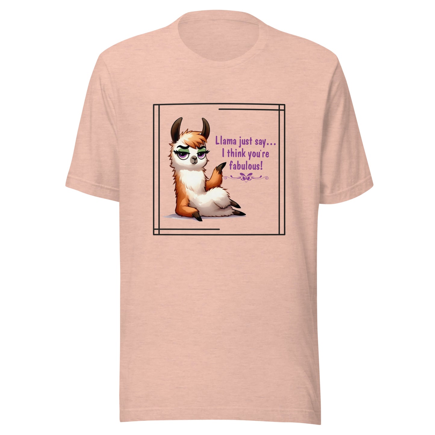 Llama just say Unisex t-shirt