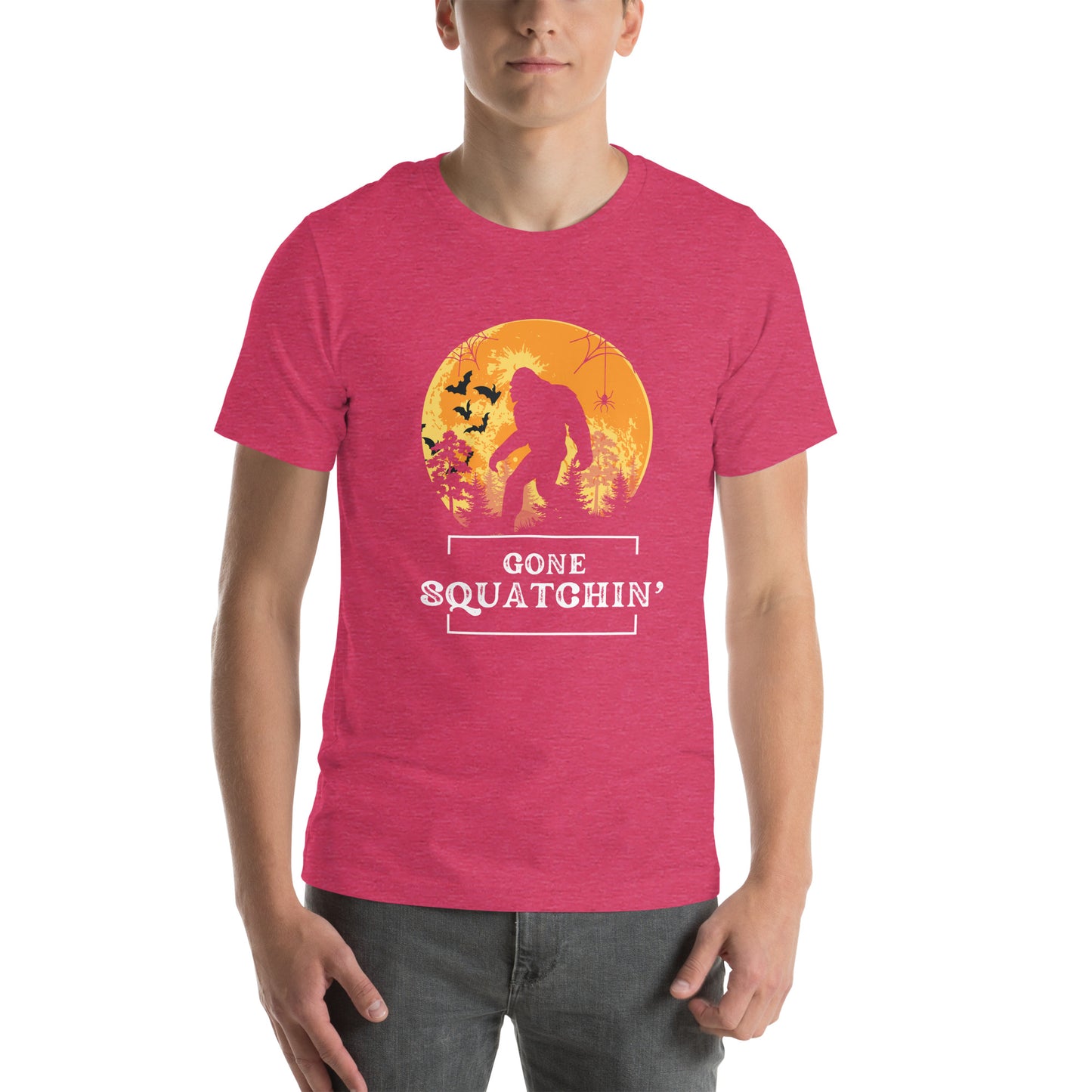 Gone squatchin Unisex t-shirt