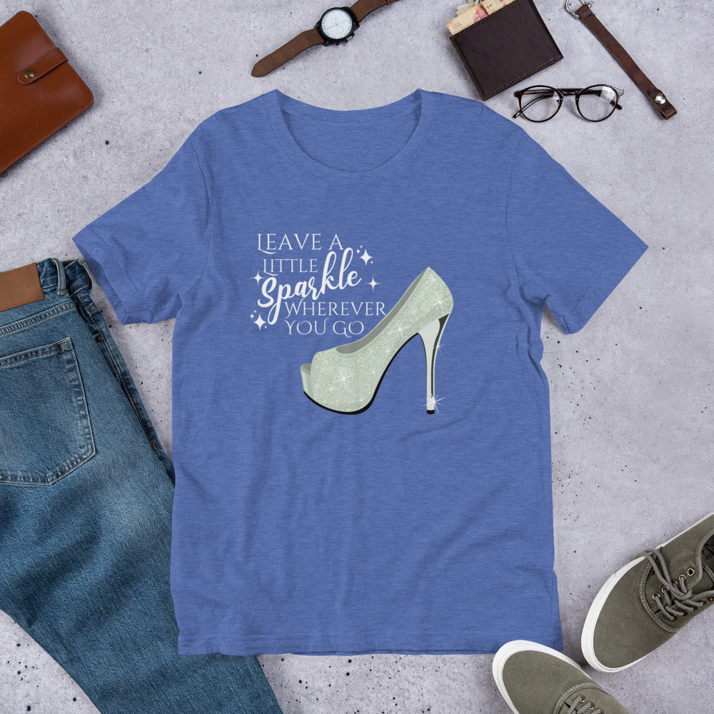 Leave a little sparkle Unisex t-shirt