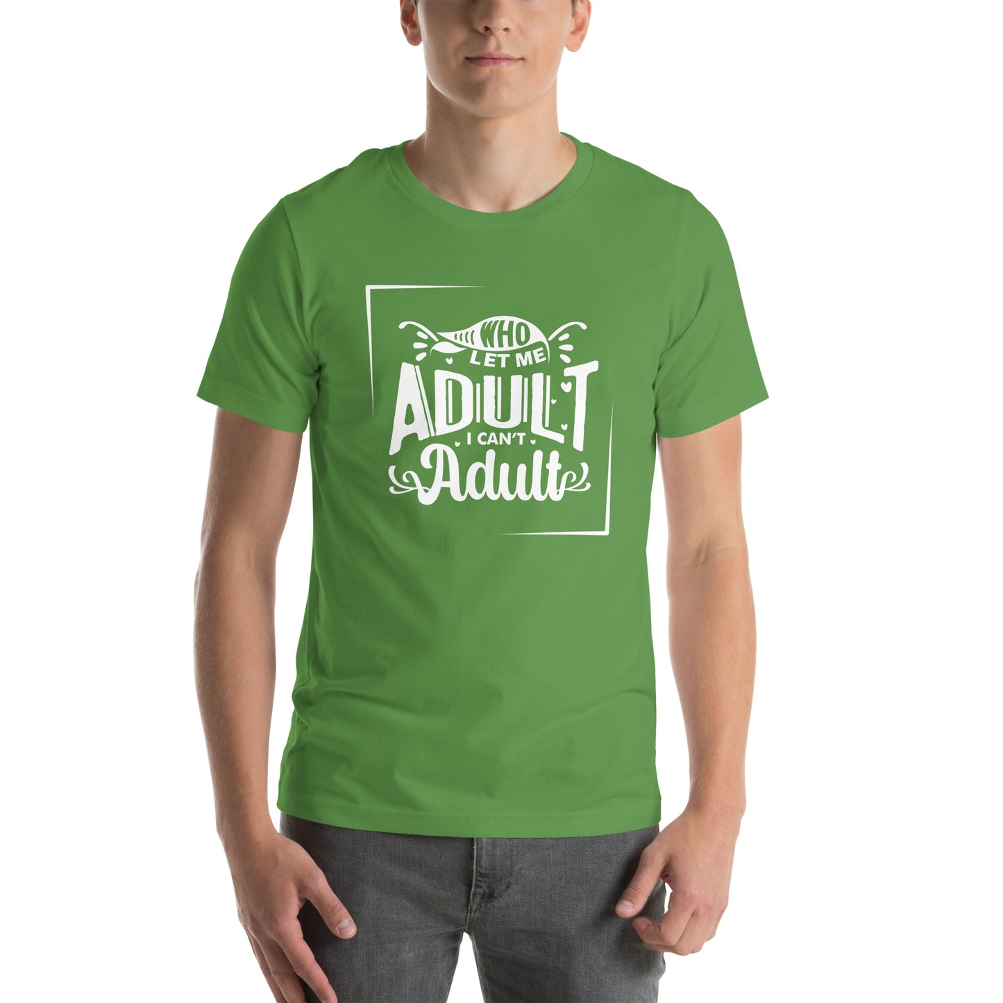 Who let me Unisex t-shirt