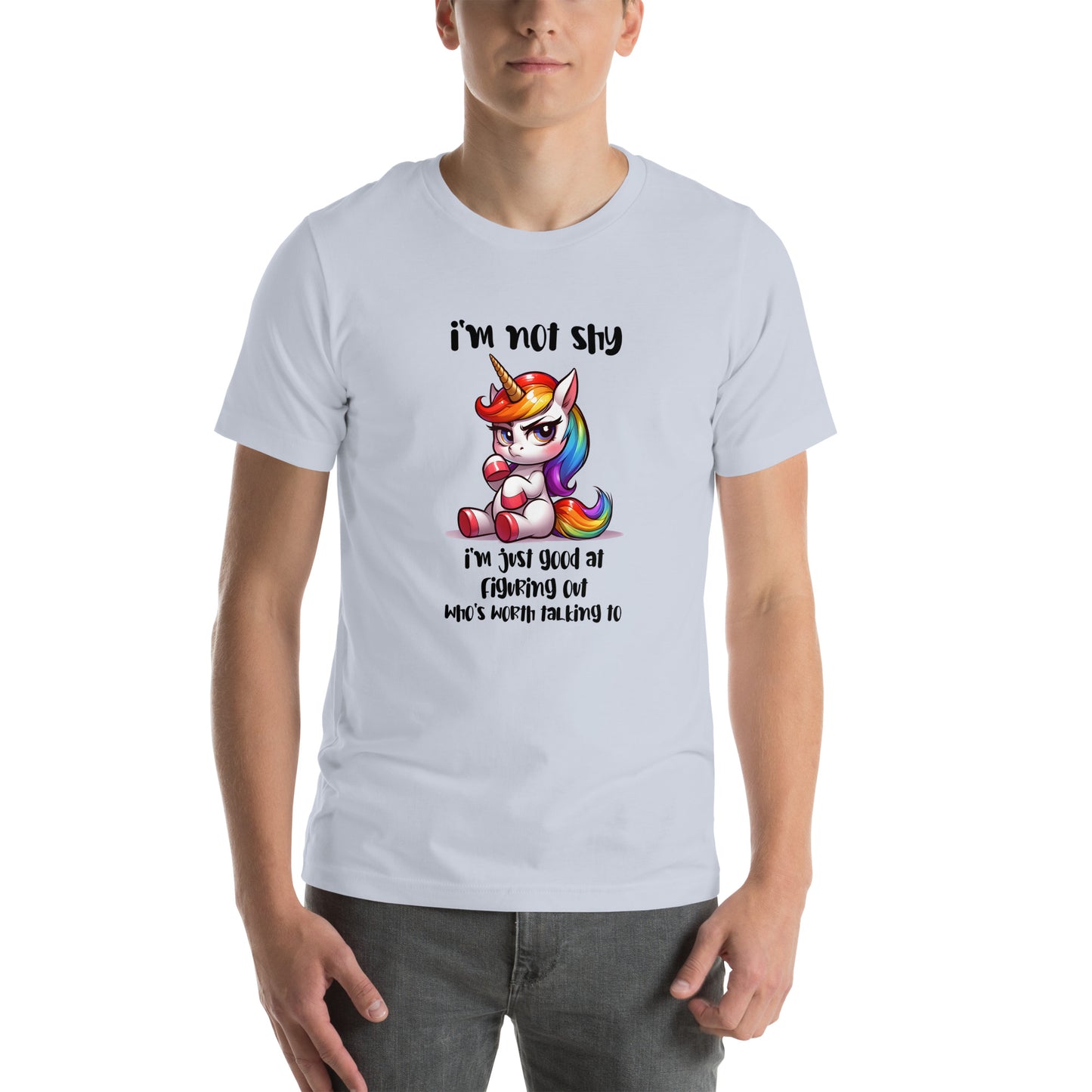 I’m not shy Unisex t-shirt
