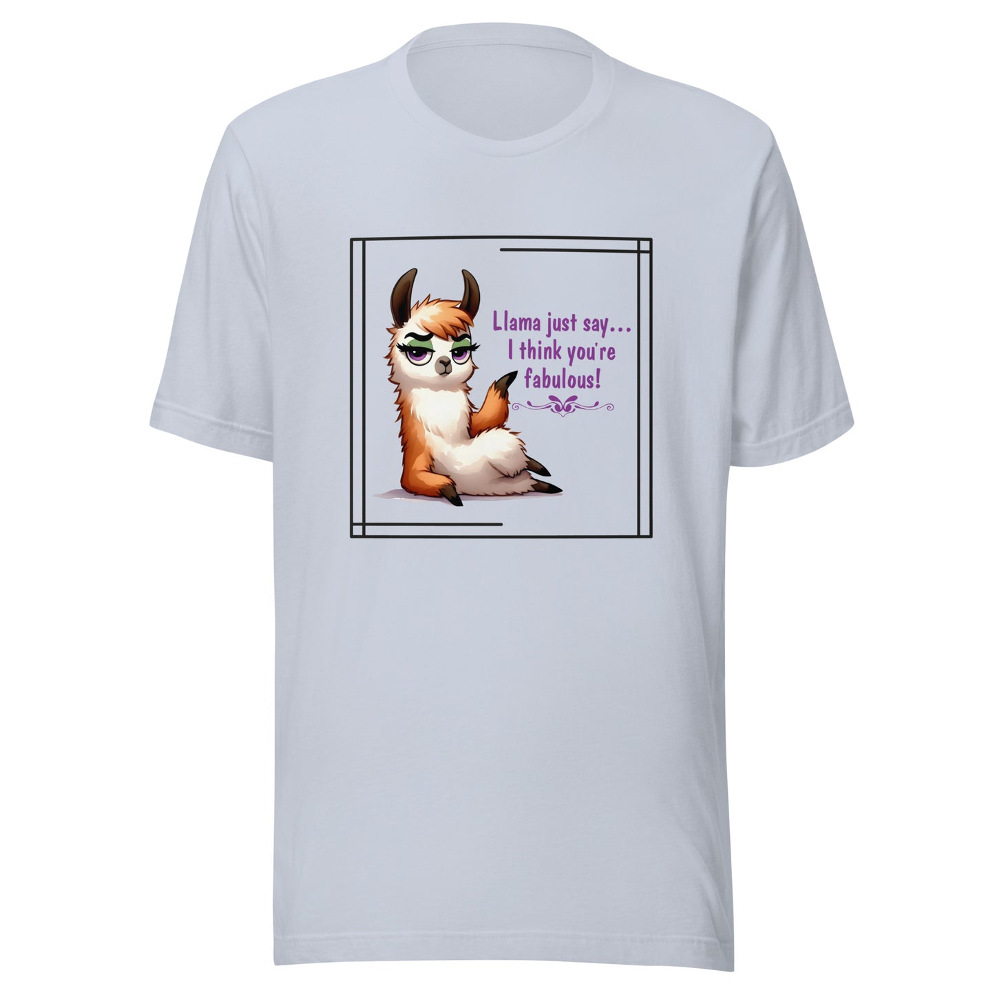 Llama just say Unisex t-shirt
