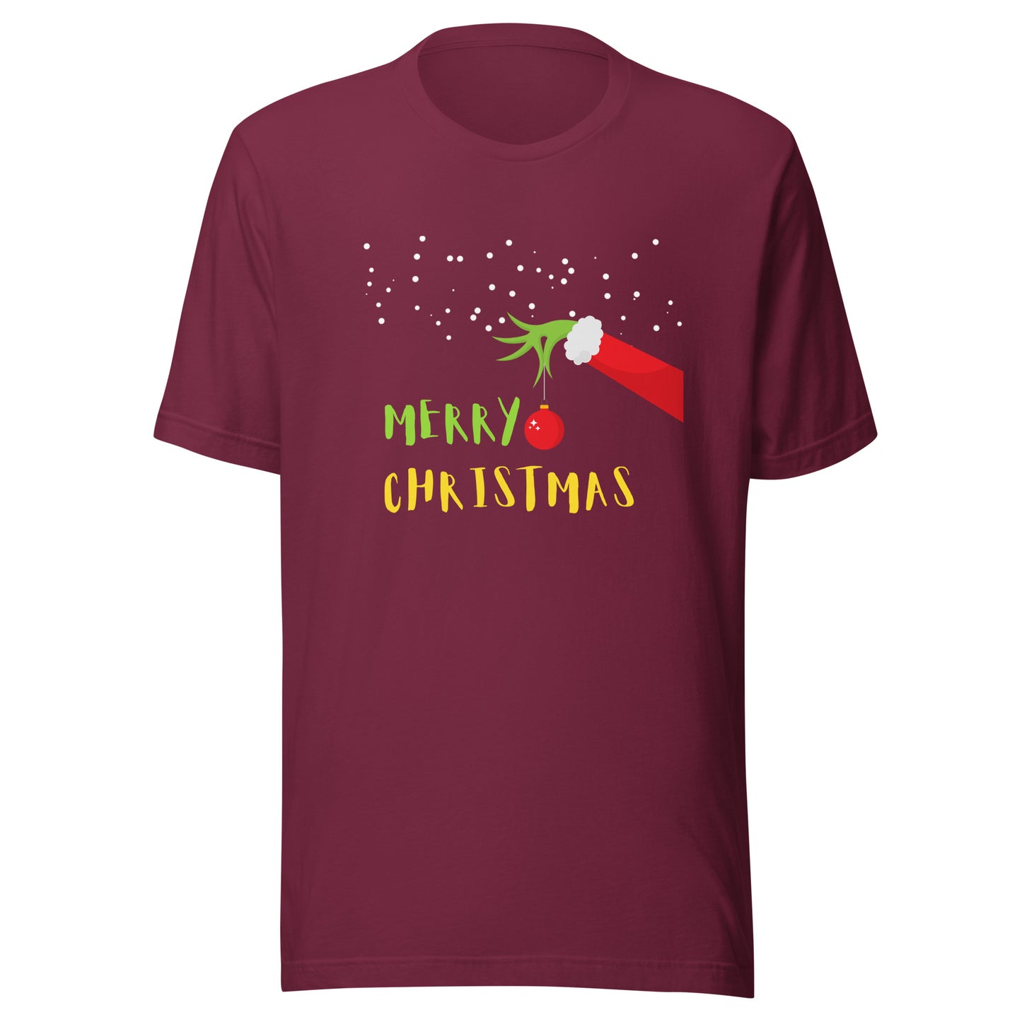 Grinch merry ChristmasUnisex t-shirt