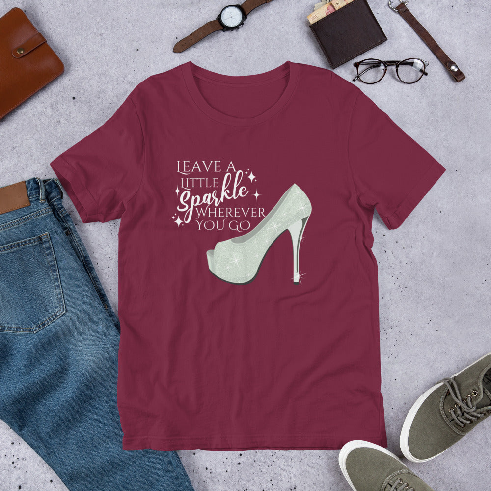 Leave a little sparkle Unisex t-shirt