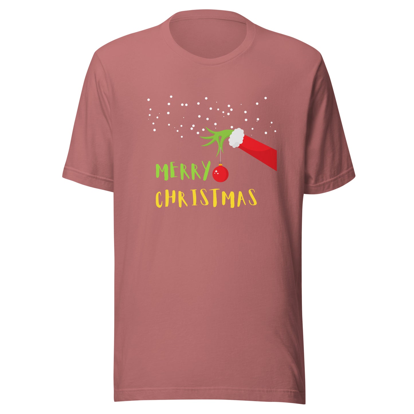 Grinch merry ChristmasUnisex t-shirt