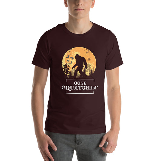 Gone squatchin Unisex t-shirt