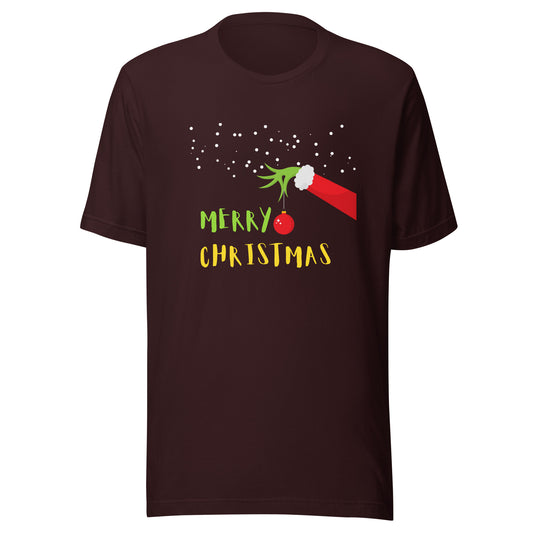 Grinch merry ChristmasUnisex t-shirt