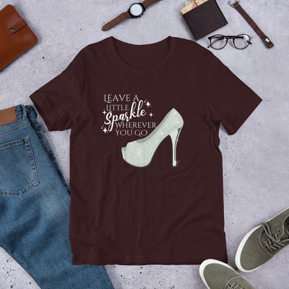 Leave a little sparkle Unisex t-shirt
