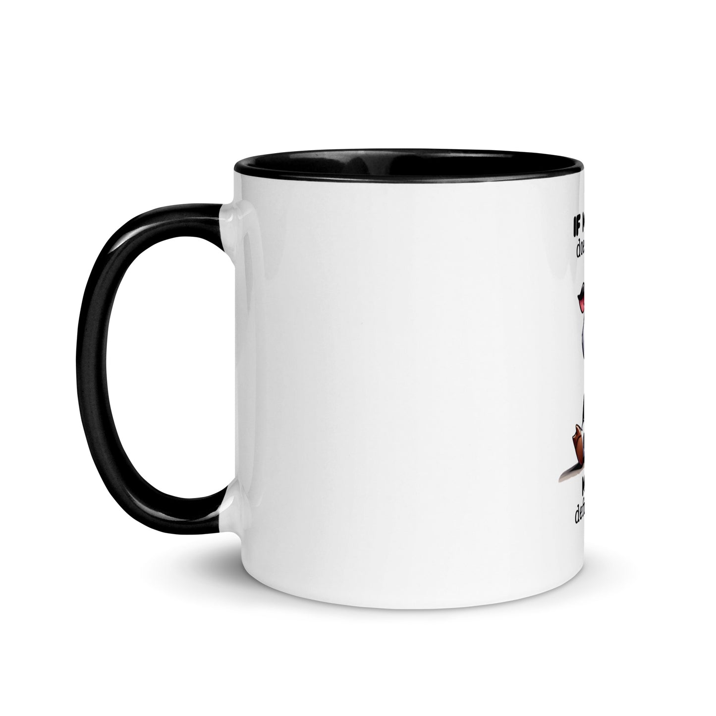 If my mouth Mug with Color Inside