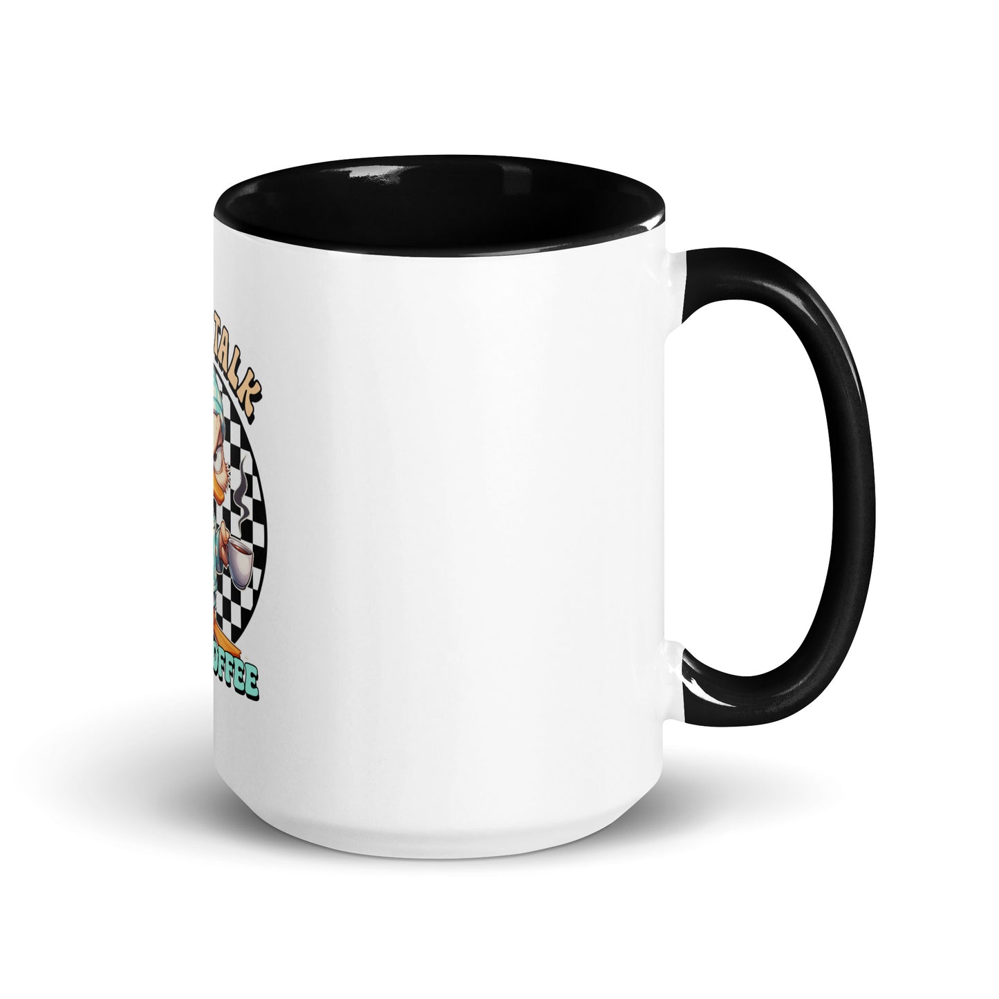 Less talk duck Mug with Color Inside
