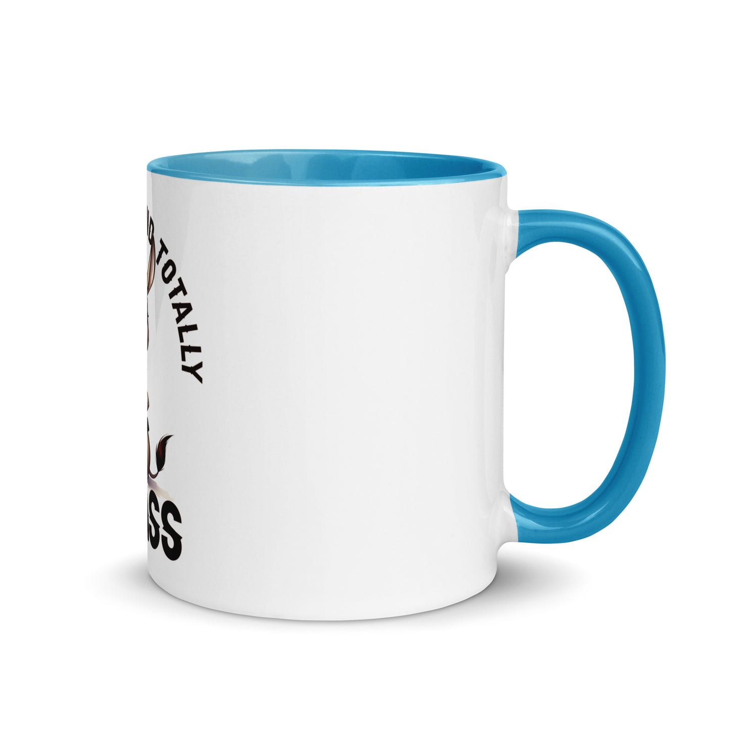 Sass class and total badass Mug with Color Inside
