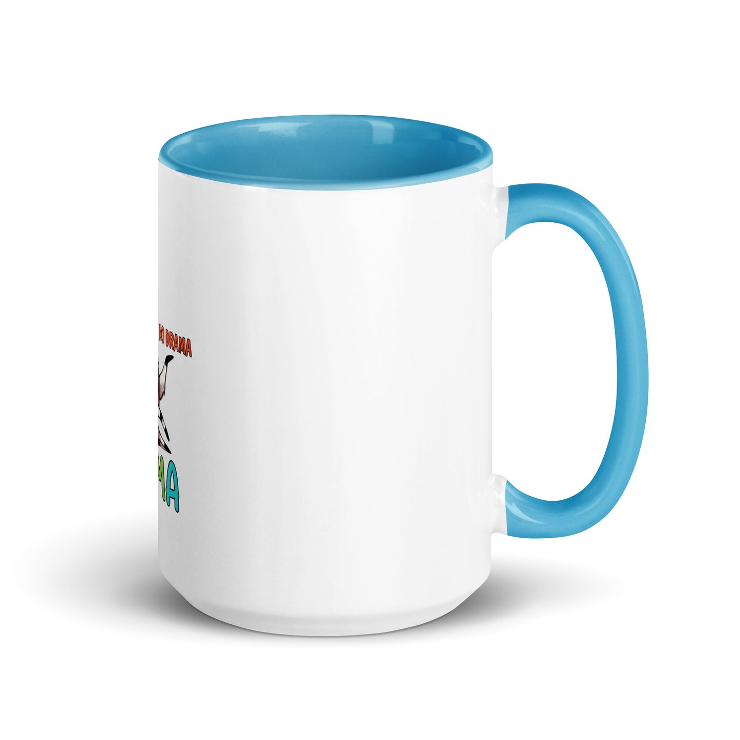 No drama llama Mug with Color Inside