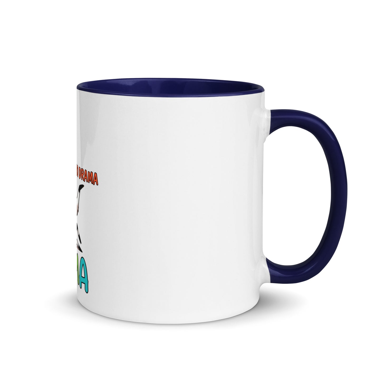 No drama llama Mug with Color Inside