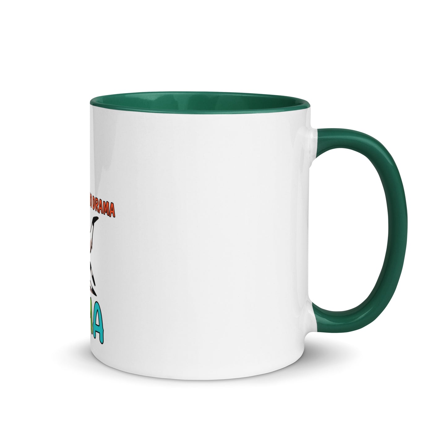 No drama llama Mug with Color Inside