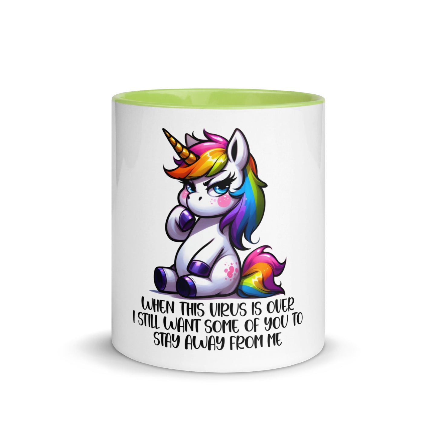 When this virus is over Mug with Color Inside