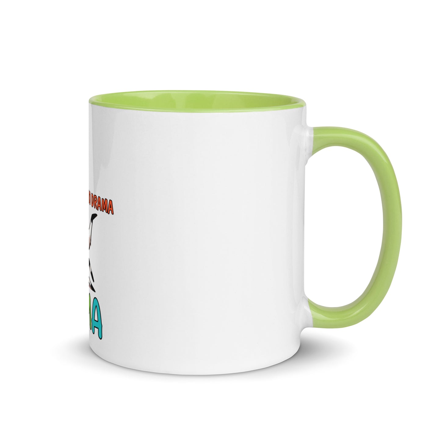 No drama llama Mug with Color Inside