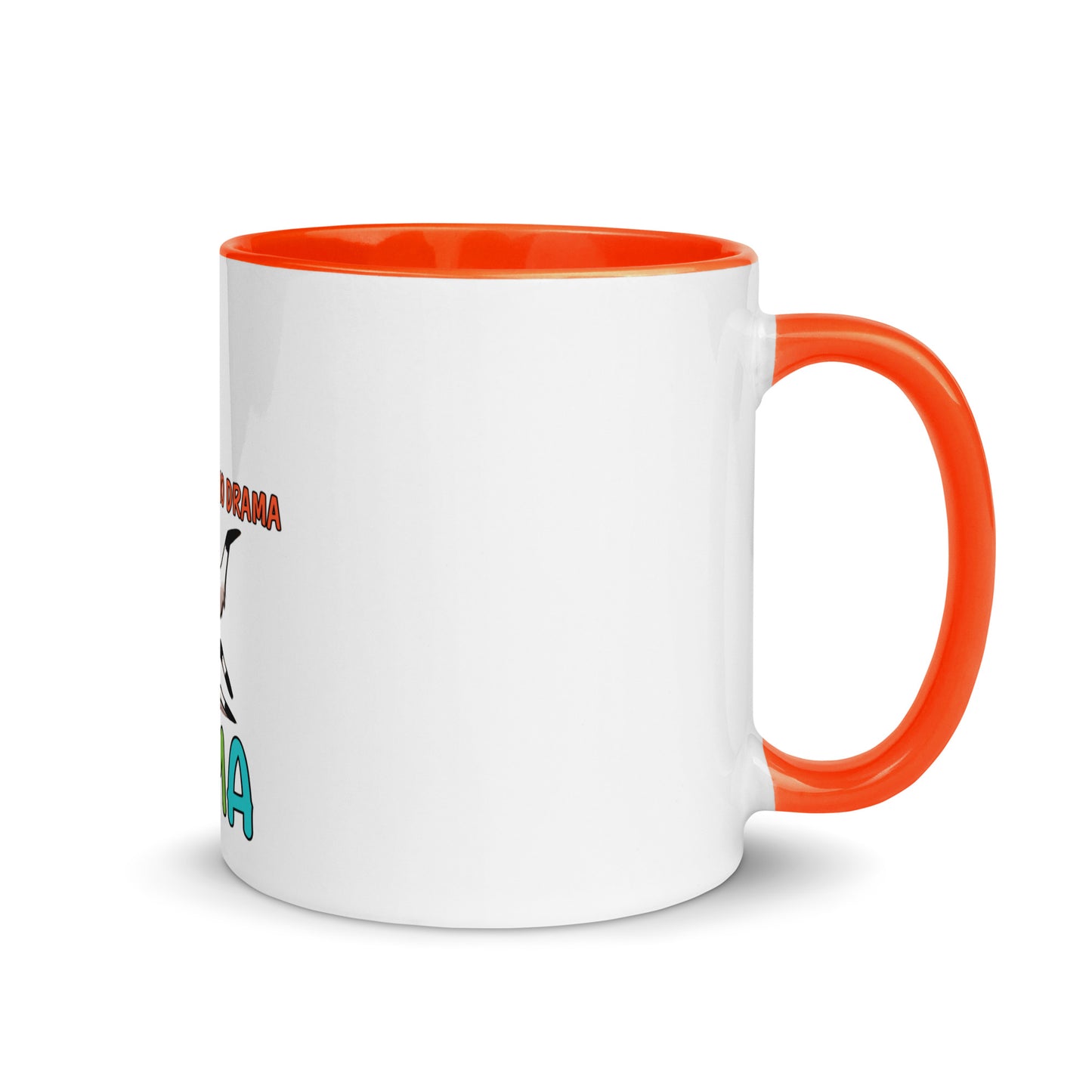 No drama llama Mug with Color Inside