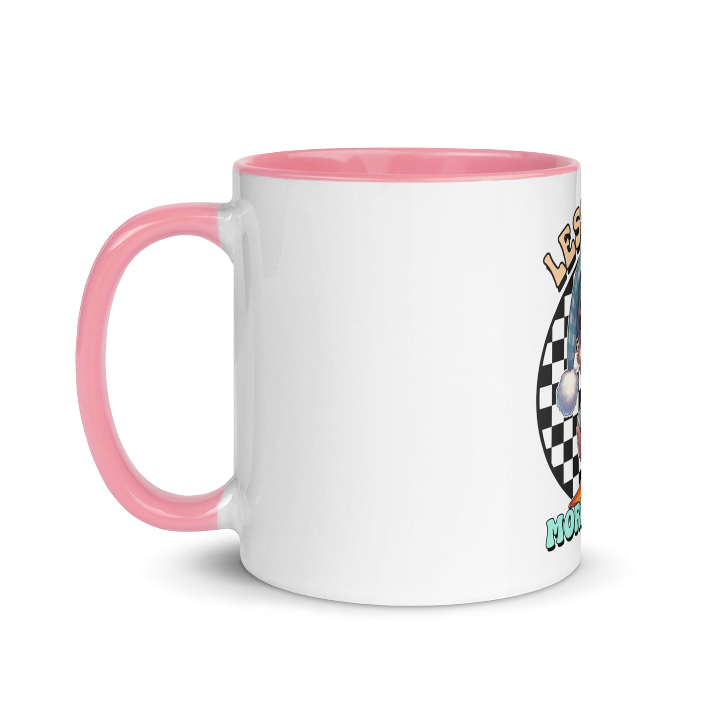 Less talk duck Mug with Color Inside