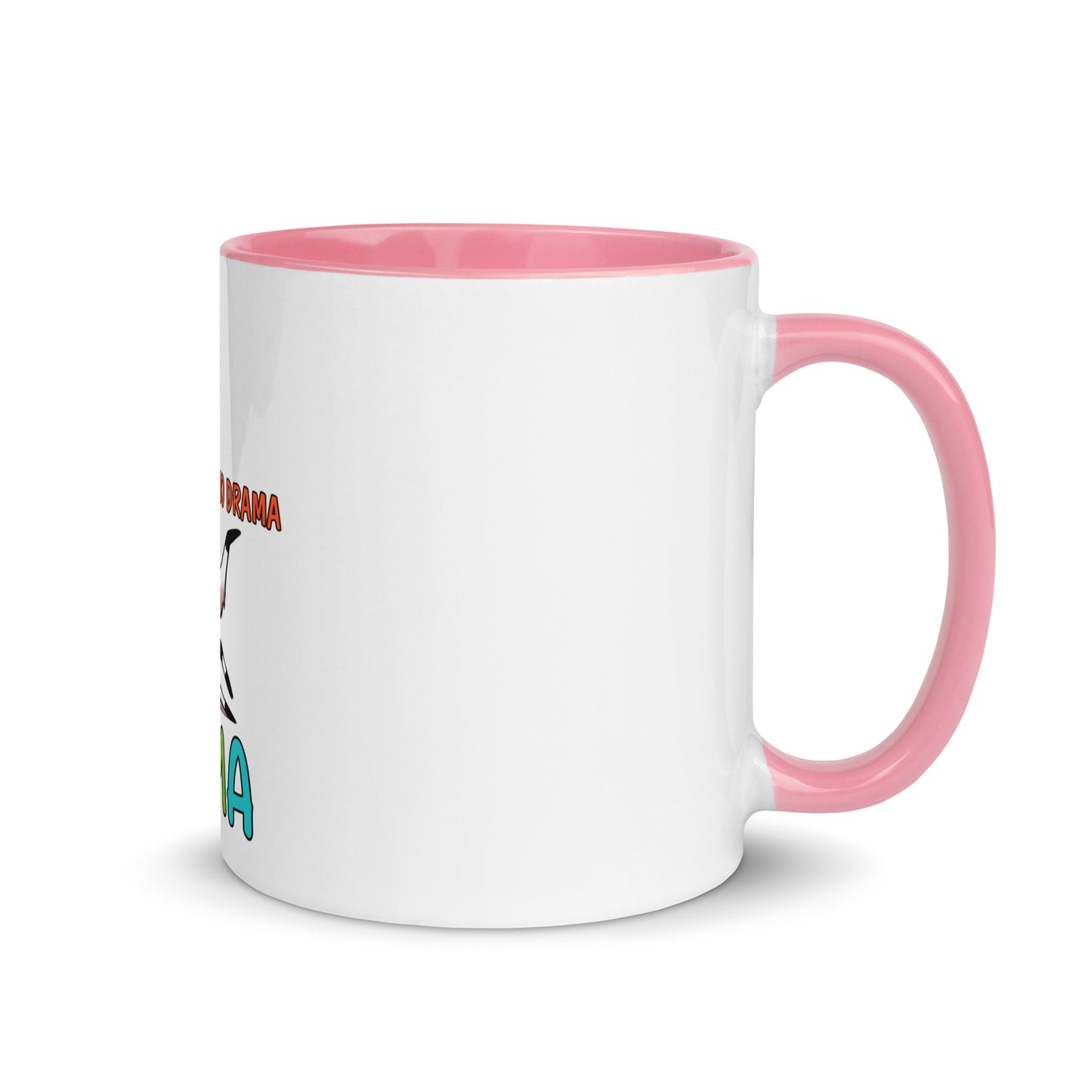 No drama llama Mug with Color Inside