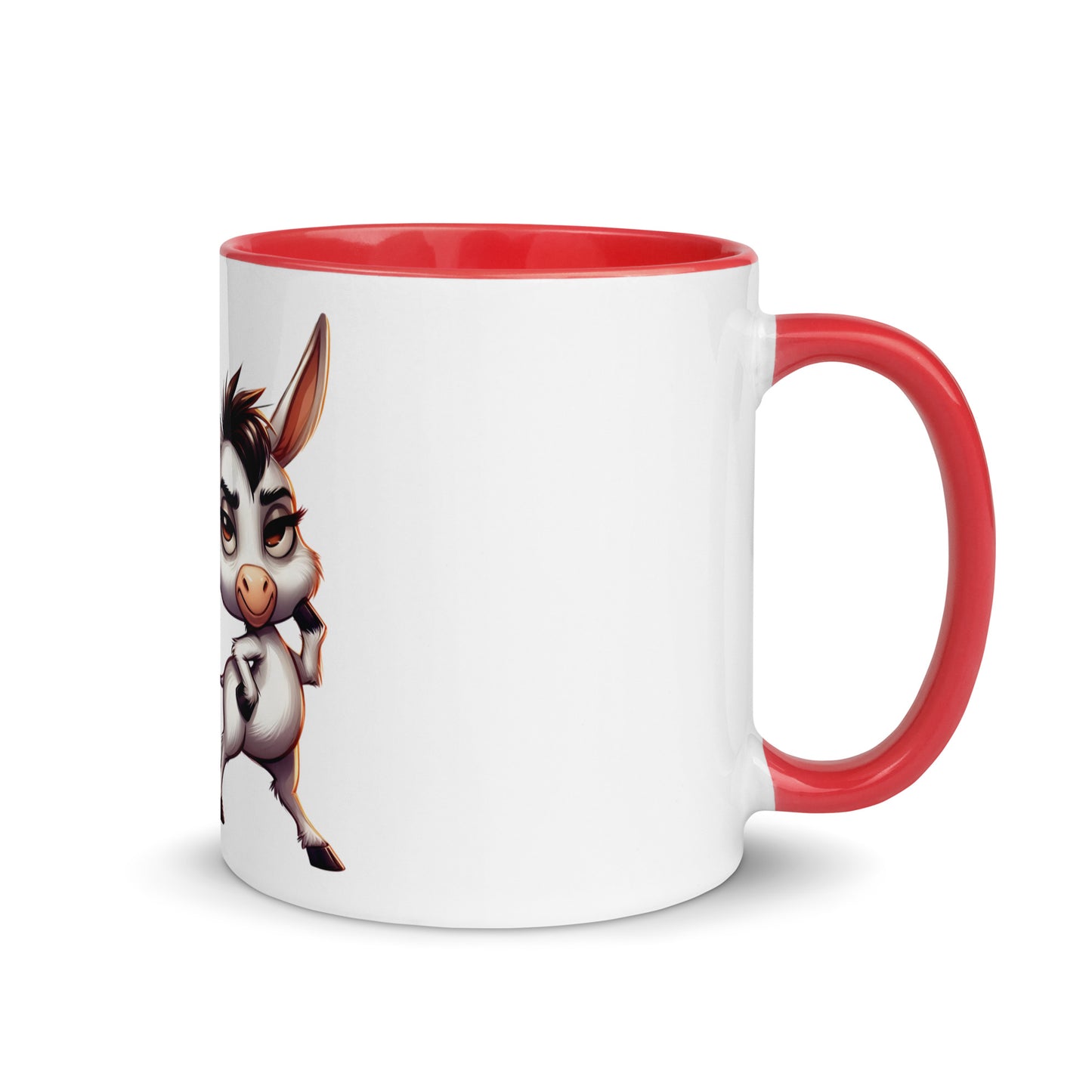 Quit staring at my ass Mug with Color Inside