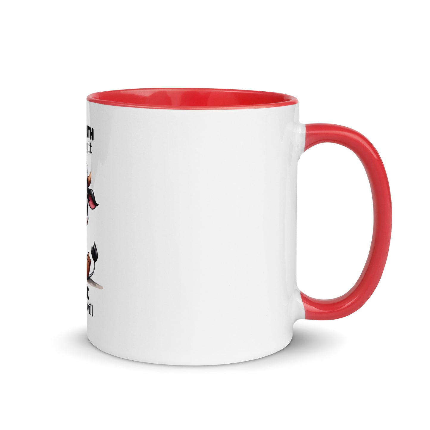 If my mouth Mug with Color Inside