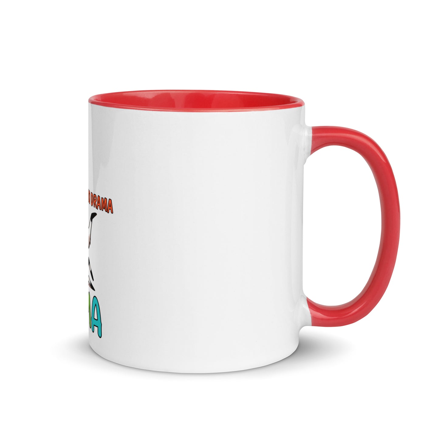 No drama llama Mug with Color Inside