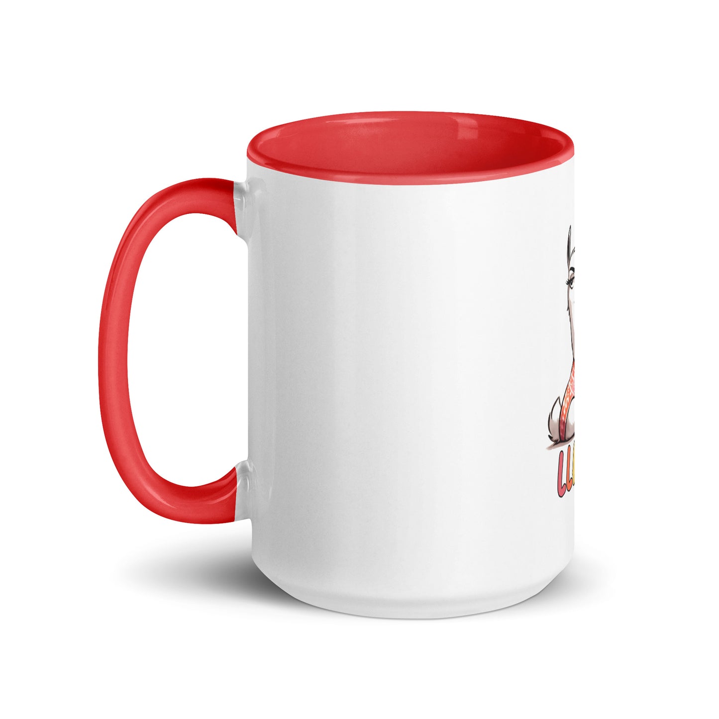 No drama llama Mug with Color Inside
