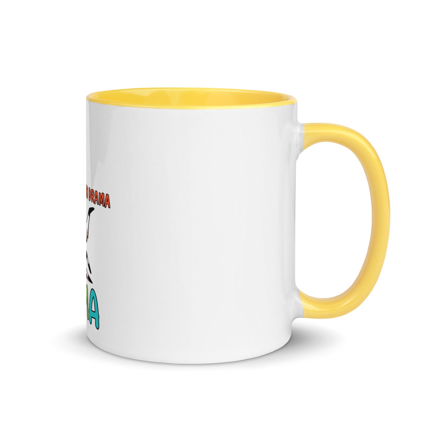 No drama llama Mug with Color Inside