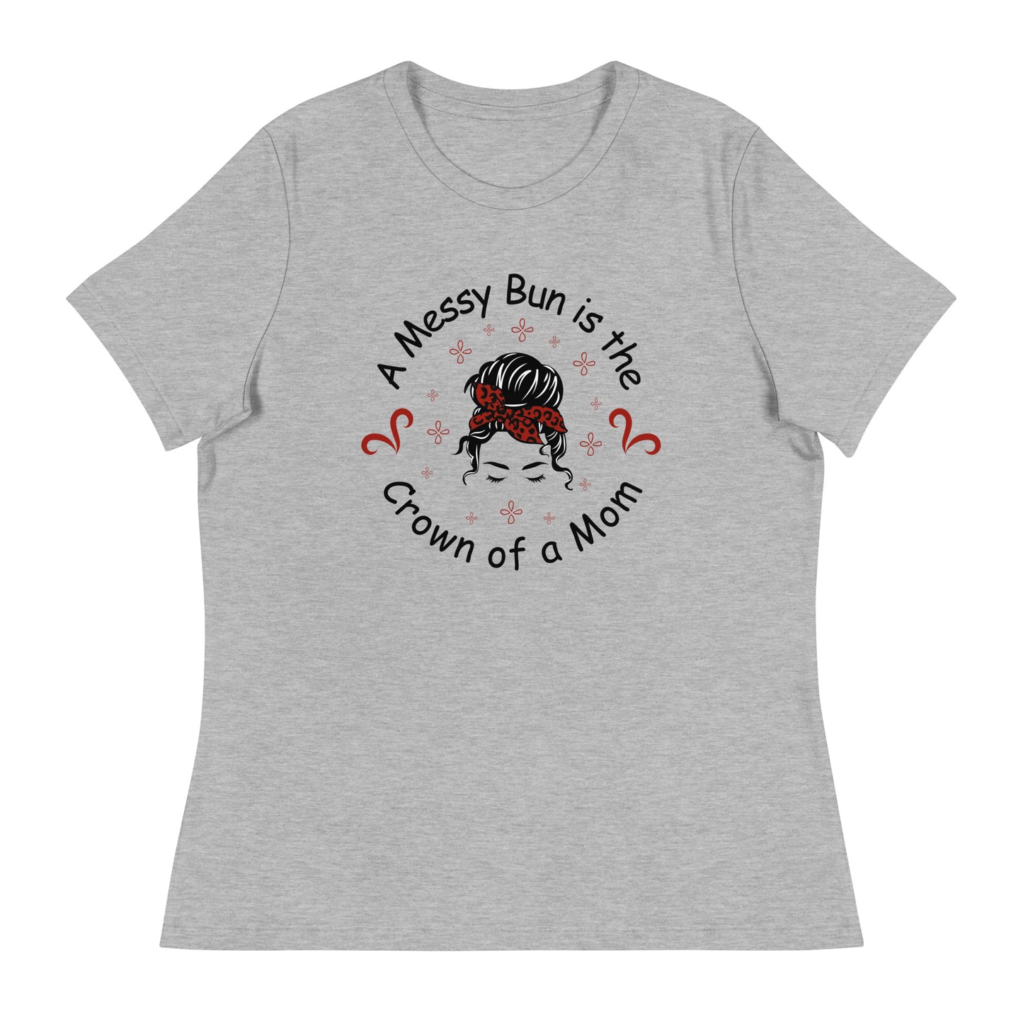Messy bun Women's Relaxed T-Shirt