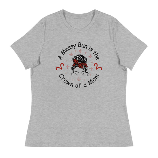 Messy bun Women's Relaxed T-Shirt