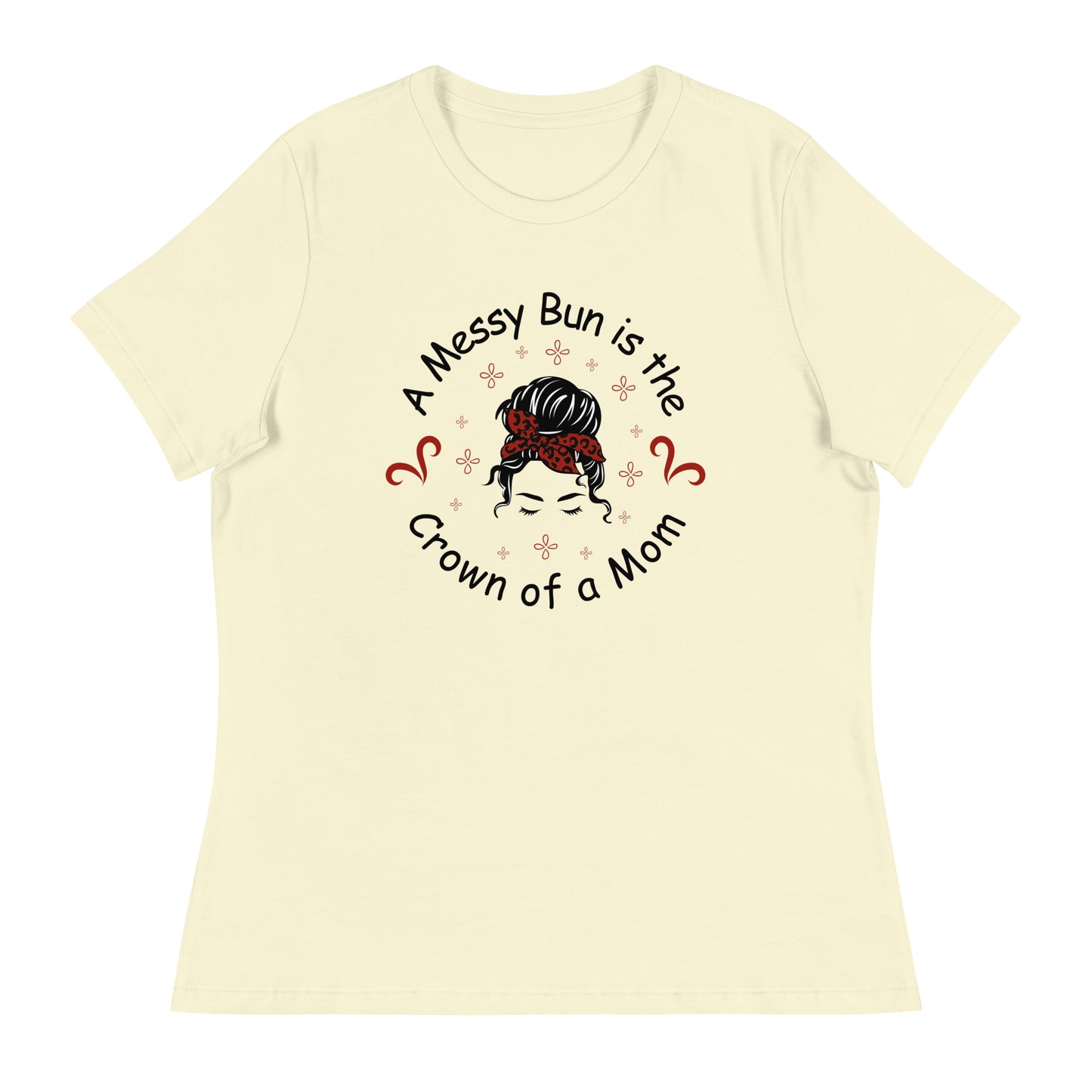 Messy bun Women's Relaxed T-Shirt