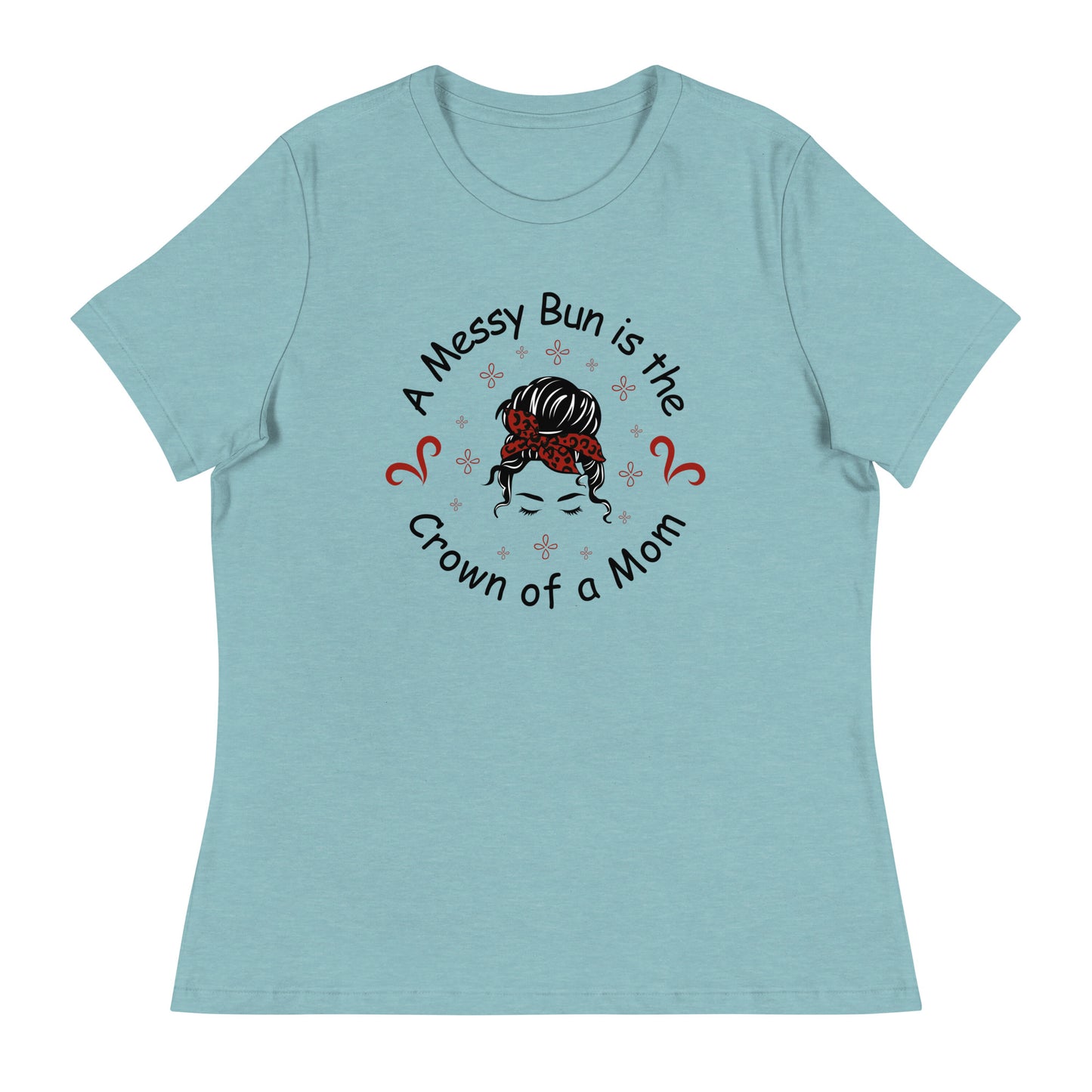 Messy bun Women's Relaxed T-Shirt