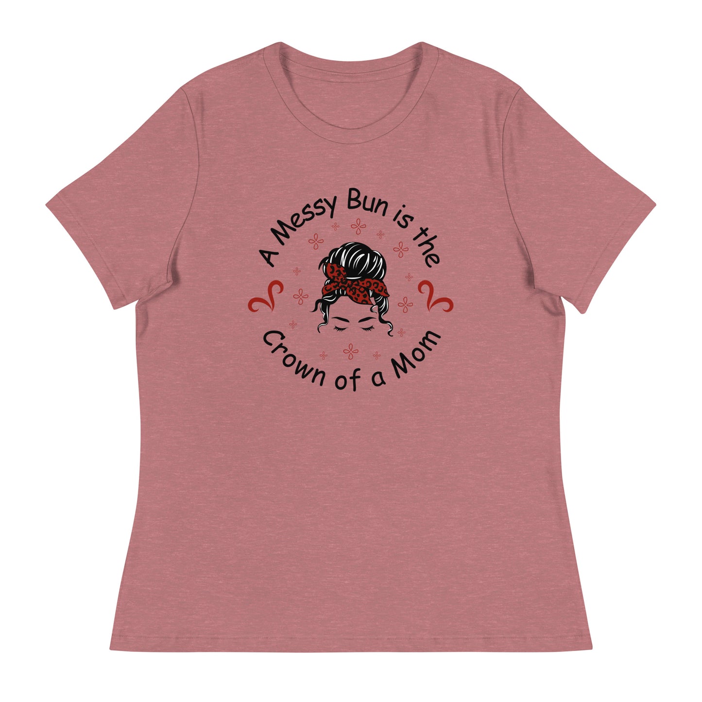 Messy bun Women's Relaxed T-Shirt