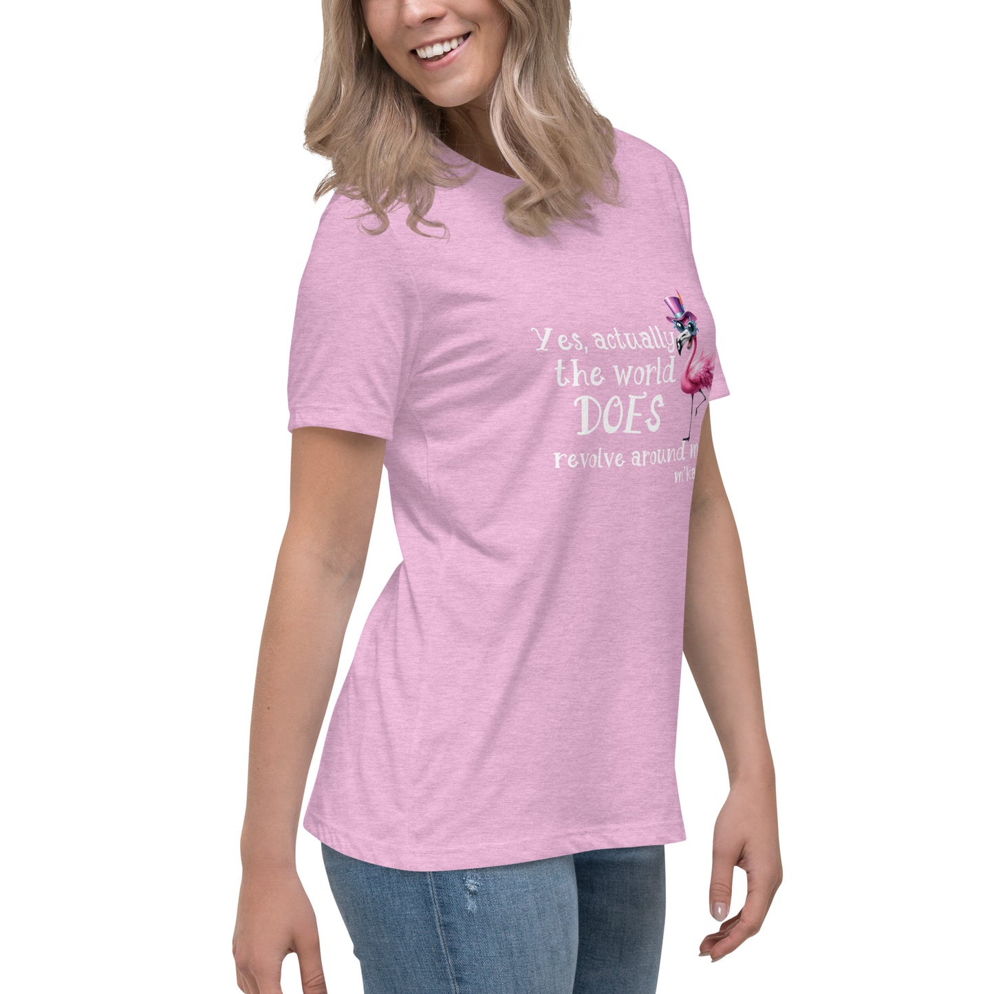 Yes the world Women's Relaxed T-Shirt