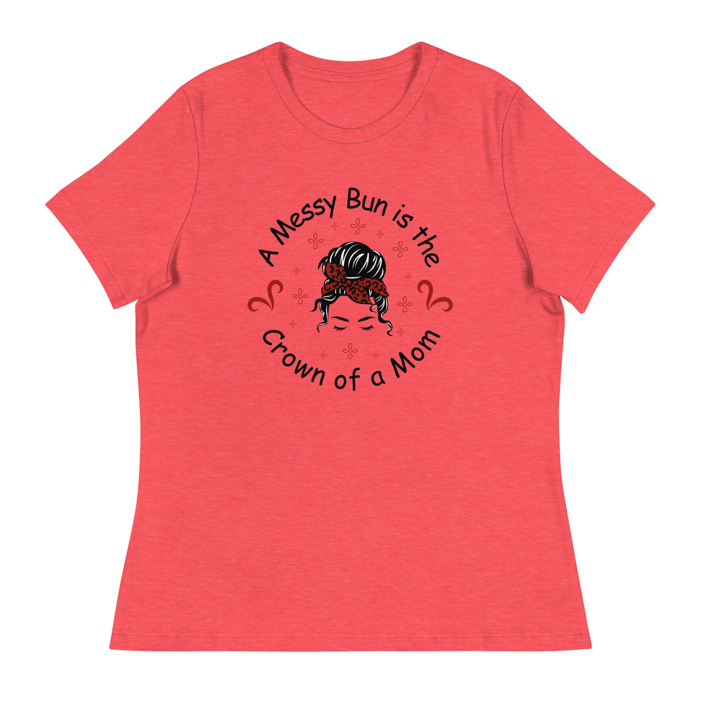 Messy bun Women's Relaxed T-Shirt