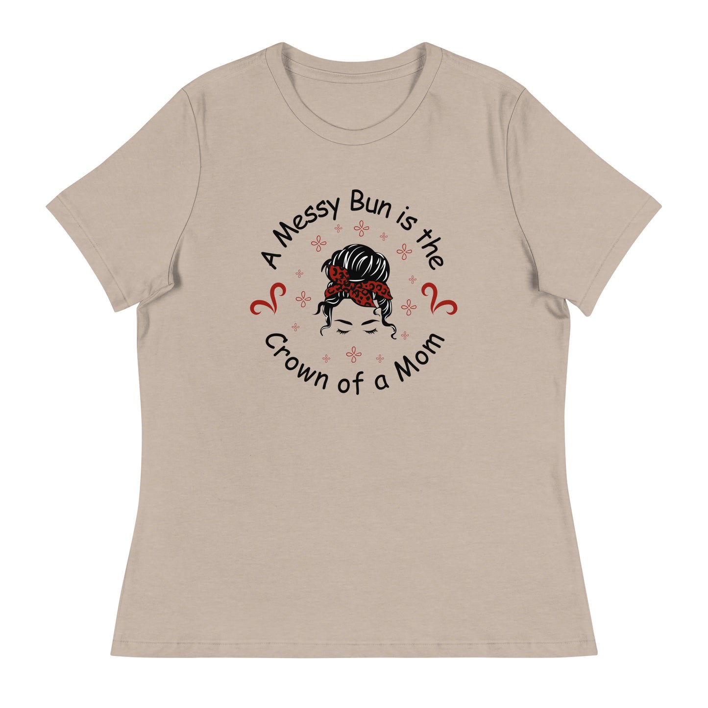 Messy bun Women's Relaxed T-Shirt