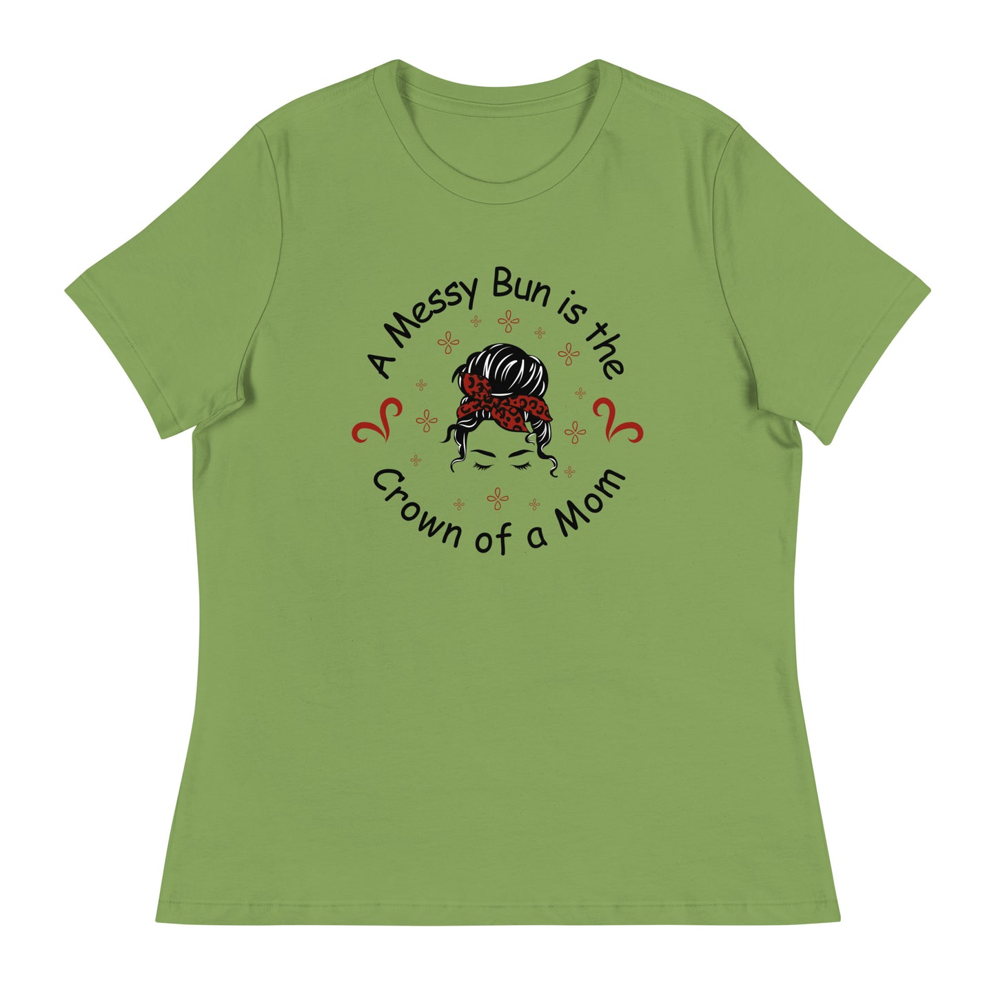 Messy bun Women's Relaxed T-Shirt