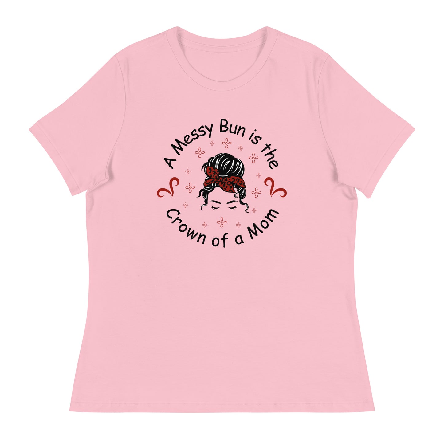 Messy bun Women's Relaxed T-Shirt