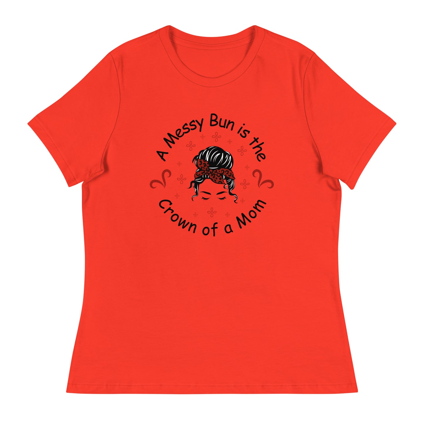 Messy bun Women's Relaxed T-Shirt