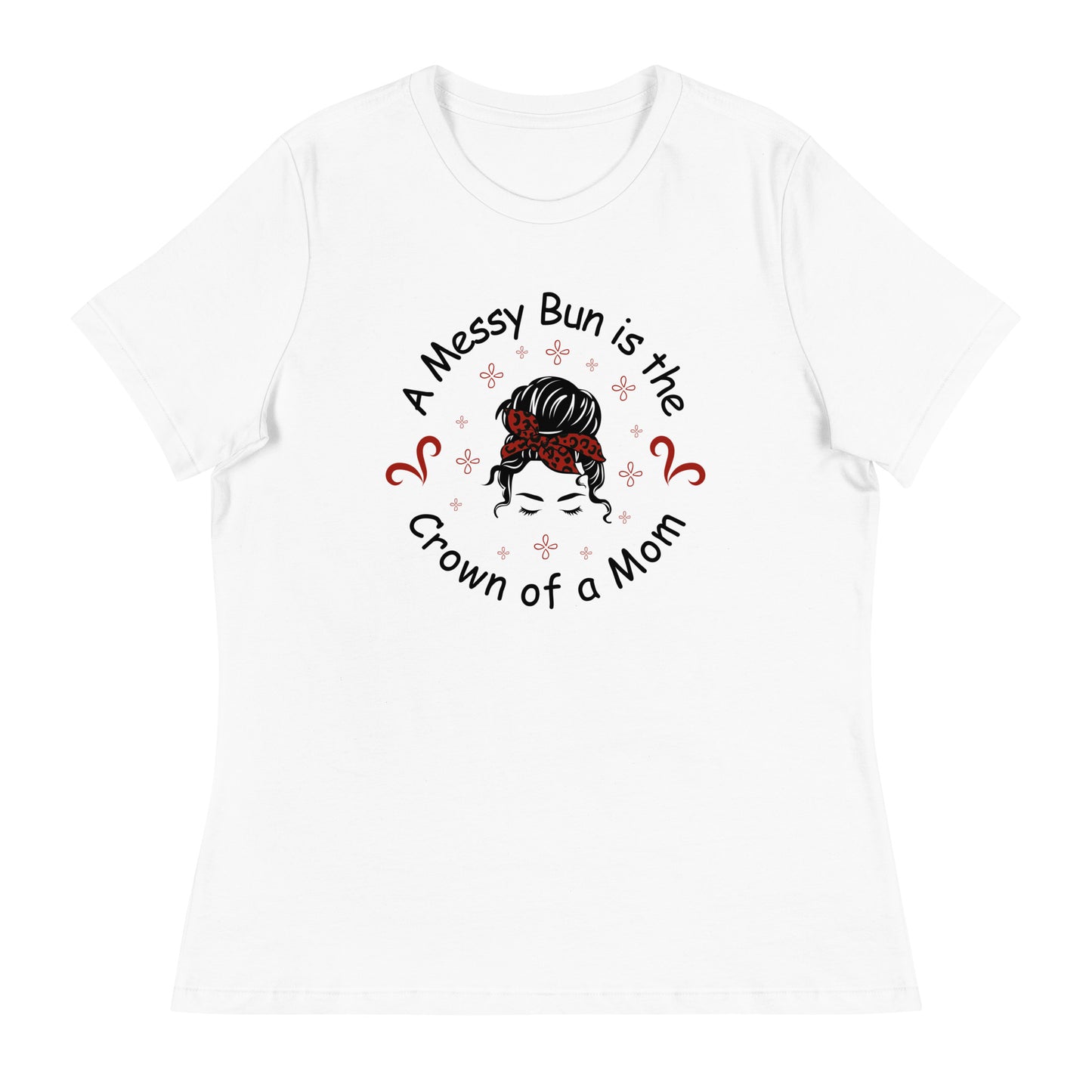 Messy bun Women's Relaxed T-Shirt