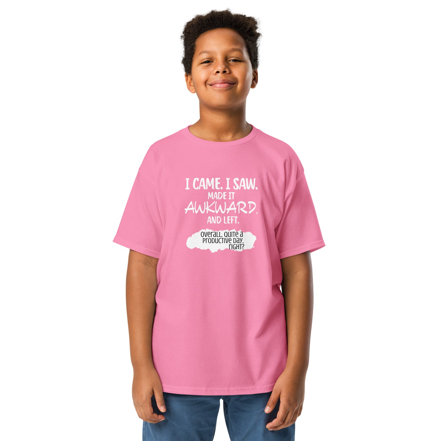 I made it awkward Youth classic tee