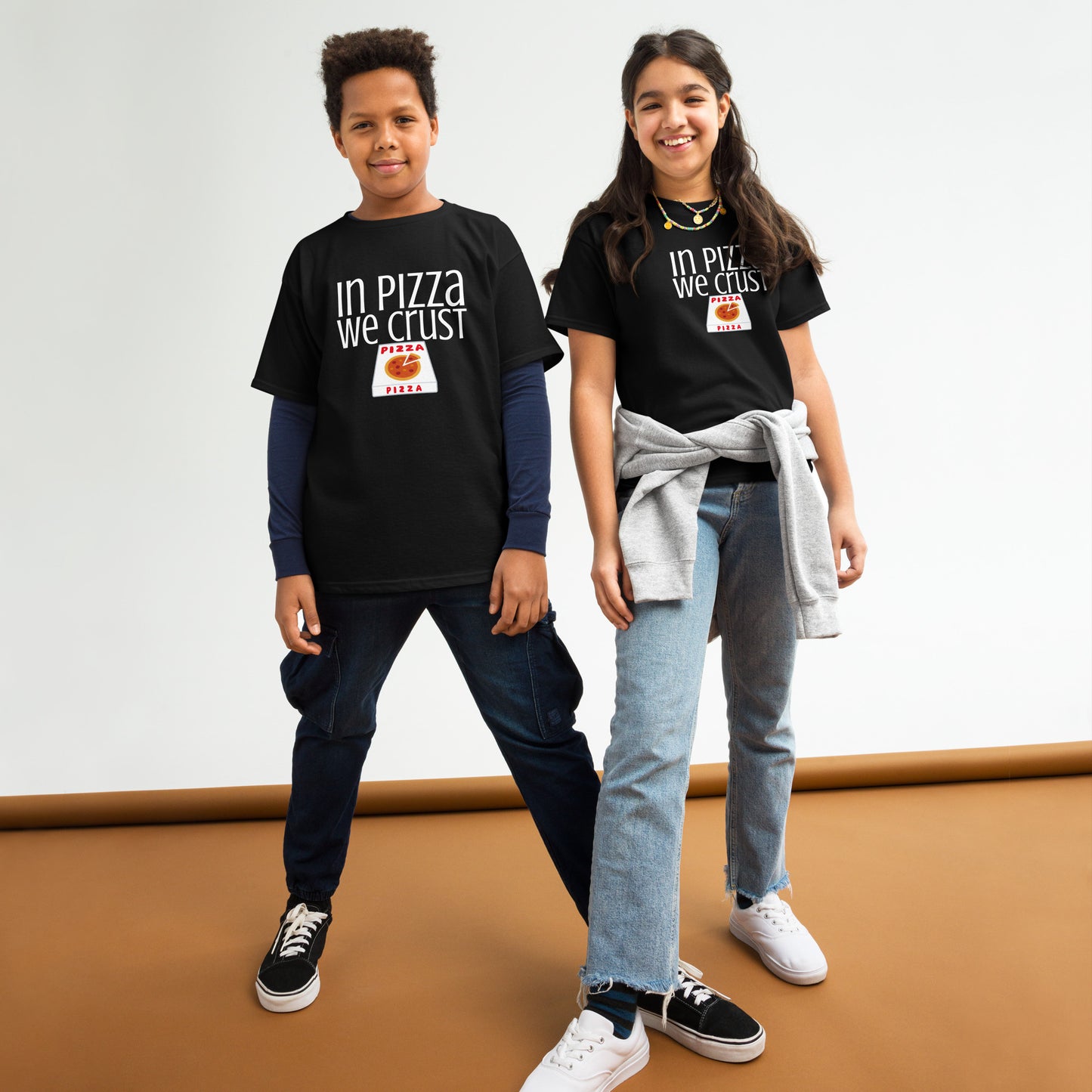 In pizza Youth classic tee