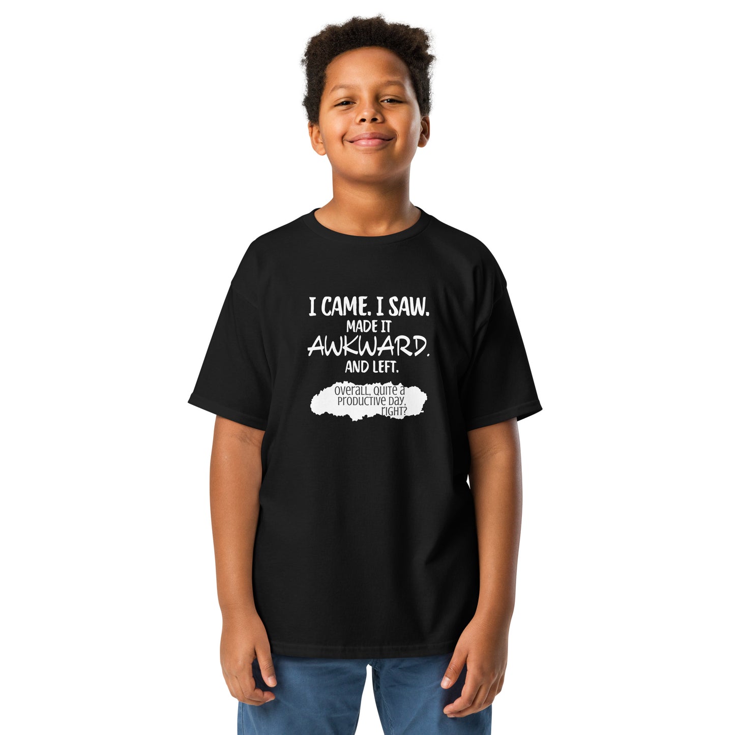 I made it awkward Youth classic tee